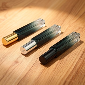 Tùy Chỉnh 10Ml Chai Thủy Tinh Rỗng Màu Xanh Nâu Hổ Phách Du Lịch Sang Trọng Refillable Mini Chai Nước Hoa Với Vít Cap - Product Image 3