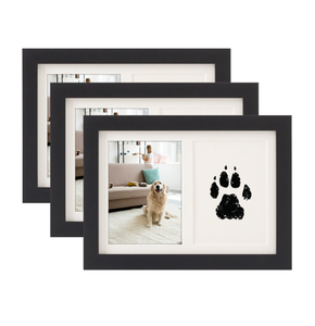 Cadre <span class=keywords><strong>photo</strong></span> imprimé de pattes pour animaux de compagnie Cadre <span class=keywords><strong>photo</strong></span> de table de boue commémorative pour <span class=keywords><strong>chien</strong></span> et chat Cadre <span class=keywords><strong>photo</strong></span> imprimé de mains et de pieds de bébé - Product Image 4