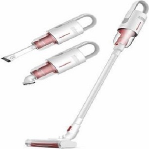 REVE VC20 Aspirateur cyclone électrique sans fil pour l'humidité/le séchage Nettoyeur de tapis sans sac pour la maison, l'extérieur, l'hôtel et le garage Blanc - Product Image 1