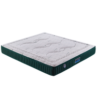 Matelas à ressorts ensachés zonés haute résilience, anti-allergie, respirant, matelas à ressorts ensachés pour hôtel, 5 étoiles