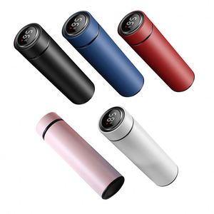Si170 16Oz Smart Thermos Temperature Display Stainless Steel Water <b>Bottle</b> With Custom Logo - Product Image 2