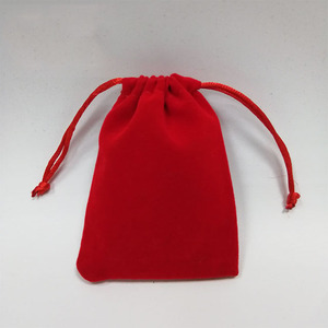 Bolsas de Terciopelo Rosa para Joyería, Bolsitas con Cordón para Guardar Anillos, Bolsas de Terciopelo con Logotipo Personalizado - Product Image 3