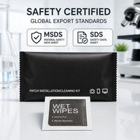 Kit de Accesorios de Instalación de Toallitas de Limpieza Desechables para Móviles, Teléfonos, Cámaras, Computadoras, Televisores, Limpiador de Pantalla de Microfibra Cuadrado
