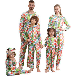 Grenouillère <span class=keywords><strong>Pyjama</strong></span> Douillette de Noël <span class=keywords><strong>Le</strong></span> <span class=keywords><strong>Grinch</strong></span> pour Femme, à Capuche, Taille Élastique, Combinaison de Nuit Hiver Luxe avec Imprimé Dessin Animé - Product Image 1