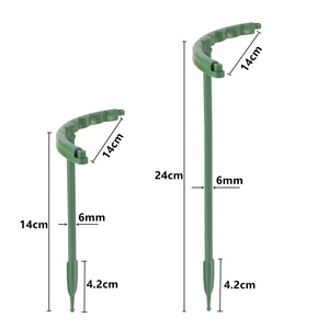 Support de plantes pour piquets de jardin, anneau de Support demi-rond pour escalade - Product Image 2