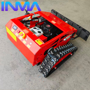 <span class=keywords><strong>INMA</strong></span> 550 Desbrozadora de Arrastre Remoto con Cuchilla Topadora Delantera 50 °   Cortadora de Césped a Control Remoto de 500 m con Motor Euro5 para Huertos y Viñedos - Product Image 6