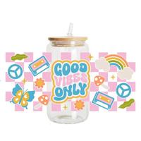 Transferts UV DTF personnalisés pour gobelets, motifs Saint-Valentin, autocollants, prêts à être expédiés pour gobelets en verre