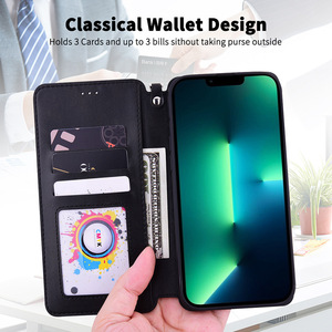 Fornitore di Custodie a Portafoglio in Pelle PU per iPhone 7 8 XR XS e <span class=keywords><strong>Cover</strong></span> per Telefoni Samsung Serie A e S - Product Image 2
