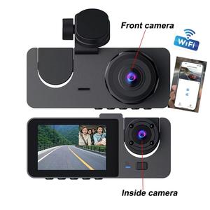 <span class=keywords><strong>Y15</strong></span>กล่องดำรถยนต์มุมมองกว้างพิเศษ HD 2.0นิ้วพร้อมเลนส์สามชั้นแบบข้ามพรมแดน WiFi รับประกัน1ปีประเภท<span class=keywords><strong>หน้า</strong></span><span class=keywords><strong>จอ</strong></span> IPS - Product Image 3