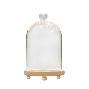 Commercio all'ingrosso eterno fiore copertura di vetro trasparente produttore aromaterapia amore scatola cieca decorazione Desktop - Product Image 4