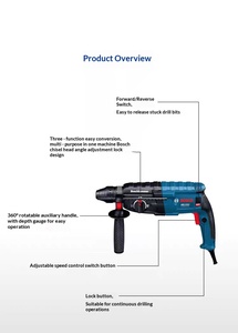 Martello Perforatore Rotativo Industriale SDS-plus GBH 2-28 D, 850W, Funzioni Tre-in-uno: Martellatura, Scalpellatura, Impatto 3.2J - Product Image 4