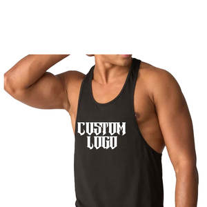 Débardeurs pour hommes en coton épais tricoté sans manches, pour la musculation, le fitness, la course à pied, décontractés, côtelés, couleur unie - Product Image 2