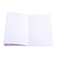 Cuaderno con Cubierta con Grabado en Relieve Dorado, Tamaño A5, Cuadernos con Líneas
