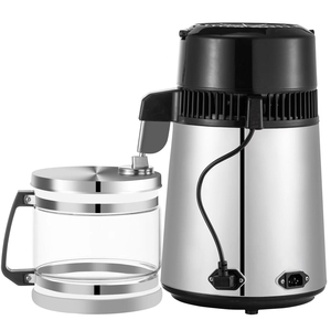 Destilador de <span class=keywords><strong>Agua</strong></span> de Acero Inoxidable WeWork de 4L y 750W para <span class=keywords><strong>Uso</strong></span> Dental, Médico, Doméstico y al Aire Libre - Product Image 2