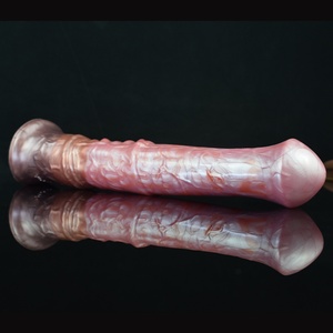 YOCY New Arrival 29 cm Super Erotic Horse <b>Dildo</b> Long Sex Toy Platinum Silicone Animal <b>Dildo</b> for Women Stimulation - Product Image 1