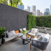 Panneau de clôture de jardin en PVC résistant aux UV, imperméable, robuste et durable, respectueux de l'environnement, à l'aspect esthétique soigné