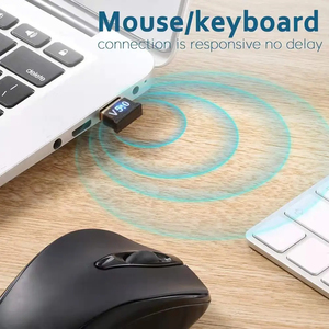 Adaptador Electrónico para Automóvil <span class=keywords><strong>USB</strong></span> Bt <span class=keywords><strong>5.0</strong></span>, Transmisor Receptor Bt, <span class=keywords><strong>Dongle</strong></span> de Audio Inalámbrico para Computadoras, PC y Laptops - Product Image 3