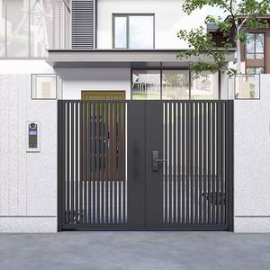 La dernière porte d'<span class=keywords><strong>entrée</strong></span> de style américain <span class=keywords><strong>avec</strong></span> armoires de rangement en verre et en acier pour maisons extérieures en 2025 - Product Image 4