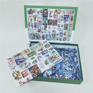 <span class=keywords><strong>Puzzle</strong></span> de <span class=keywords><strong>collage</strong></span> en papier éducatif sur le thème de Noël d'hiver personnalisé, 1000 pièces, pour adultes et familles - Product Image 4