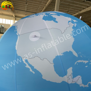 Terre gonflable, planètes gonflables, Terre gonflable bleue pour événements et promotions - Product Image 3