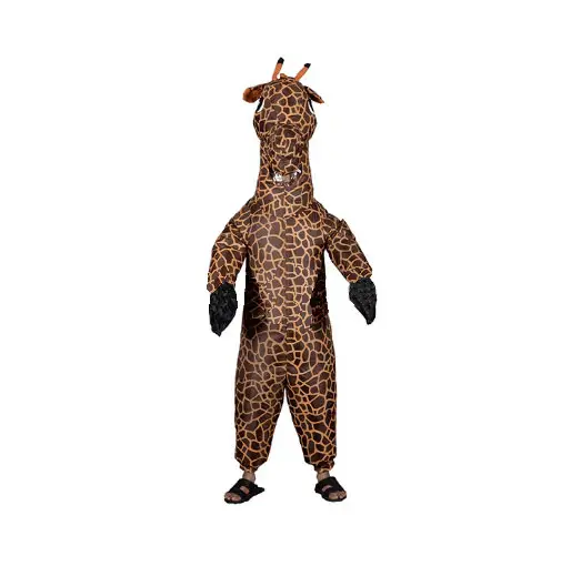 CE wholesale price Adult free size inflatable giraffe costume party animals fancy dress for cosplay