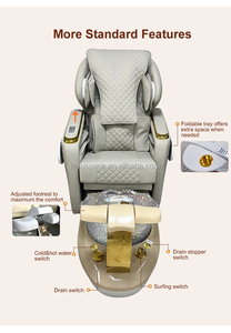 Premium Spa Nagelstudio-Möbel Automatischer Ganzkörper-<span class=keywords><strong>Massage</strong></span>-Pedikürestuhl - Product Image 3