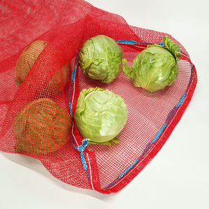 Agricultura, envasado de verduras, frutas, patatas, cebollas, col, bolsas de plástico de malla circular PP, sacos tubulares - Product Image 5