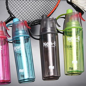 New E Sports Spray Water Bottle 350Ml Reusable Plastic Outdoor Hydration Cup For Tennis <b>Badminton</b> - Product Image 1