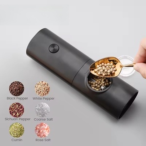 Wholesale Automatic <b>Salt</b> and Pepper Set with Light Spice Mill Adjustable Spices Kitchen Tools - Product Image 3
