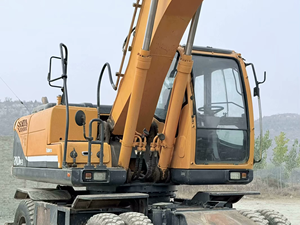 Excavadora de ruedas Hyundai 90% usada de alta calidad, 21ton, 2020, nuevo motor Cummins de 110kw, modelo 1,2, capacidad de cubo de m - Product Image 6