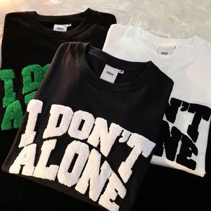 Горячая распродажа: Футболки с вышивкой на заказ, оптом, с вышивкой шенилл, не мнущиеся, дышащие, с индивидуальным дизайном - Product Image 1