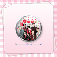 Nouvel album K-pop 2026 : Merchandise d'idols, cadeau pour fans – Épingles de sécurité pour badges, broches rondes décoratives