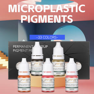 Encre <span class=keywords><strong>de</strong></span> tatouage végane bio OEM, 6 pièces/boîte, 5 ml, échantillon, maquillage permanent pour sourcils et lèvres, microblading PMU, pigment <span class=keywords><strong>de</strong></span> haute qualité - Product Image 2