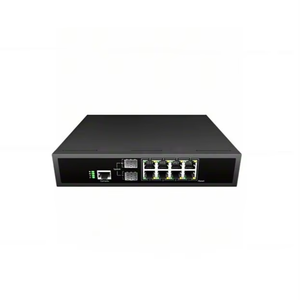 JDT-0802S-L2 8端口千兆托管PoE + 交换机，带2个SFP，120瓦预算，VLAN，业务服务质量闭路电视 - Product Image 1