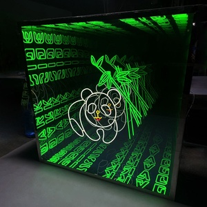 กระจก LED แบบกำหนดเอง3D ไฟอนันต์สำหรับบาร์บ้านและพื้นที่แสดงทางธุรกิจ - Product Image 5