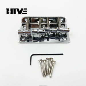 직접 판매 기타 브릿지 일렉트릭 베이스 기타 브릿지 스트링 보드 스트레이트 기타 브릿지 실버 컬러 7/<span class=keywords><strong>5</strong></span> 홀 버전 - Product Image 4