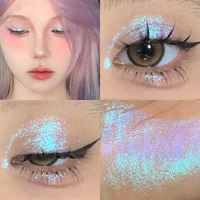 En gros : Enlumineur, Eyeliner, Fard à paupières liquide végétalien, à paillettes lisses, haute pigmentation, effet scintillant, caméléon, métallique, lumineux, clair et foncé