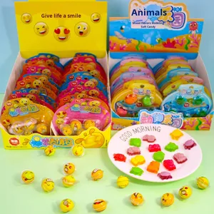 Animal Paradise Mixed Fruit Flavored Gummy Candy Supermercado Venta al por mayor Niños Fun Fruity Taste <span class=keywords><strong>Exploding</strong></span> Shapes Botella - Product Image 6