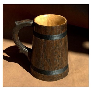 Mug en bois naturel fait main, directement de l'usine, avec gravure personnalisée, option cadeau disponible au meilleur prix du marché. - Product Image 3