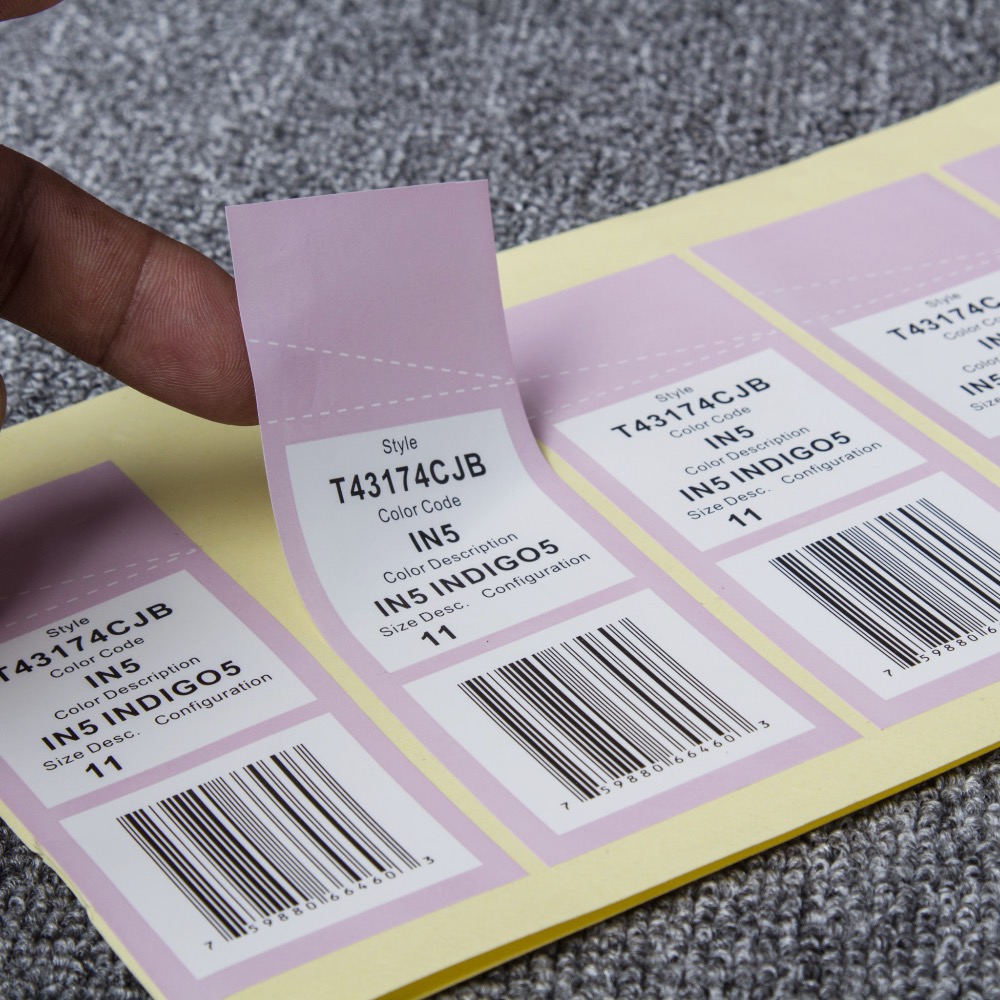 Logo Stickers for Packaging Label High Quality Waterproof Vinyl Self-adhesive Roll Big Custom