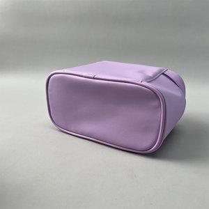 Wholesale 2Pcs Waterproof Travel Cosmetic Bag Set, Large Capacity PU Makeup Organizer with Handle for <b>Toiletries</b> <b>Storage</b> - Product Image 5