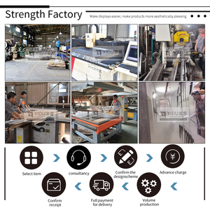Triển lãm chuyên nghiệp gạch trượt đứng Tích hợp với đá tự nhiên sàn giá đẩy kéo gạch hiển thị giá - Product Image 5