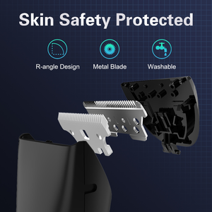 Meilleure tondeuse de toilettage professionnelle sans fil pour hommes, étanche IPX7, lames en céramique en acier inoxydable, autonomie de 50 minutes, <span class=keywords><strong>disque</strong></span> rotatif - Product Image 5