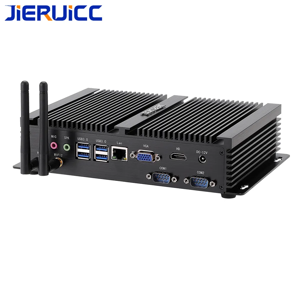 JIERUICC 산업용 PC 미니 인텔 코어 i3 i5 i7 저렴한 미니 산업용 PC 로봇 산업