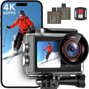 Caméra d'action ODDV 4K 60FPS 30MP avec écran tactile LCD frontal de 2 pouces, capteur CMOS, étanche 30M pour les sports et l'utilisation sous-marine - Product Image 1