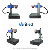 Máquina de Corte Láser de Fibra de Escritorio de 30W para Grabado de Piedra, Equipo de Corte Láser Industrial para Metal y Piedra