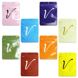 Kunden spezifische <span class=keywords><strong>3</strong></span>-seitige Dichtung <span class=keywords><strong>3</strong></span>, 5 7g 1 Unze Kunststoff-Reiß verschluss Geruchs sicherer Stand-Up-Beutel Lebensmittel lagerung Kleine Verpackung Mylar-Taschen - Product Image 6