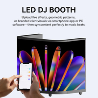 Écran LED P1.86 P2.5 pour cabine DJ, bar et centre commercial, HDR10, garantie 5 ans