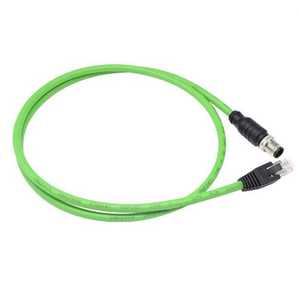 M12 D Code 4 Pin Ethernet <b>Cable</b> Connector Male Plug to <b>RJ45</b> IP67 Waterproof Industrial Network Connector - Product Image 1