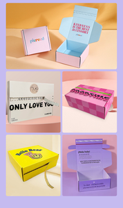 Caja de Cartón Corrugado con Tira Desgarrable para Joyería, Cosméticos, Ropa, Caja de Envío con Cierre Desgarrable, Plegable - Product Image 4